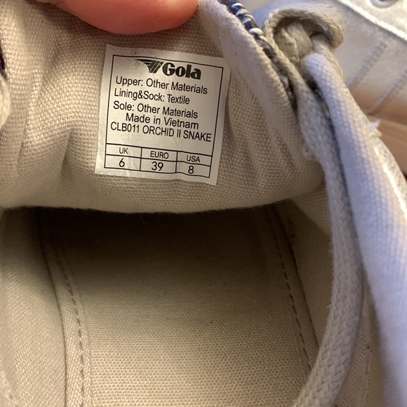 Women's Gola Orchid II Snakeskin Sneakers - Picture 8 of 8